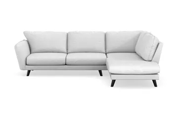 Trend Lyx 4-sits Högervänd L-formad Schäslongsoffa i Tyg - Ljusgrå - Products - Möbler - Soffa - Divansoffa & schäslongsoffa - 4 sits soffa med divan