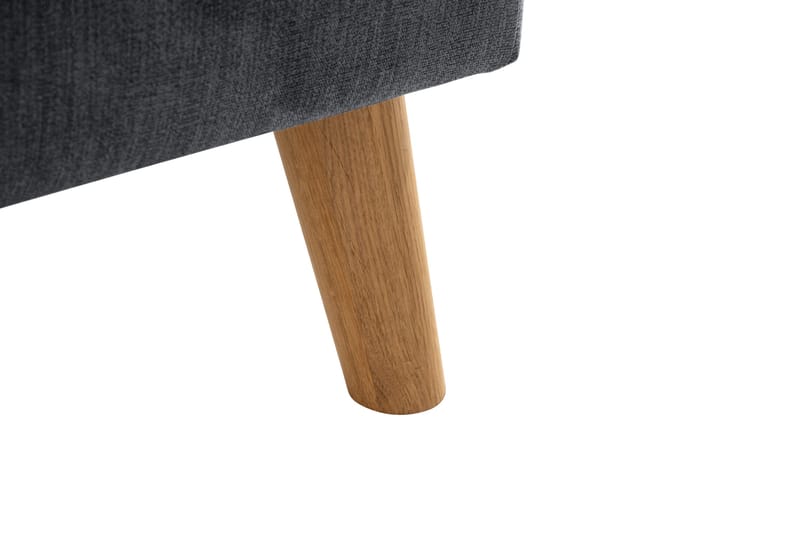Trend Lyx 4-sits Högervänd L-formad Schäslongsoffa i Tyg - Mörkgrå - Products - Möbler - Soffa - Divansoffa & schäslongsoffa - 4 sits soffa med divan