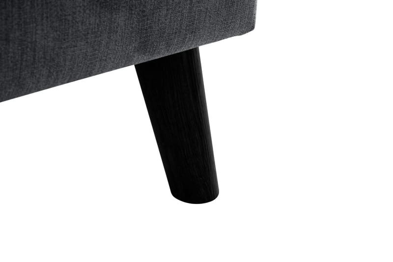Trend Lyx 4-sits Högervänd L-formad Schäslongsoffa i Tyg - Mörkgrå - Products - Möbler - Soffa - Divansoffa & schäslongsoffa - 4 sits soffa med divan