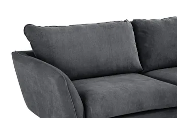 Trend Lyx 4-sits Högervänd L-formad Schäslongsoffa i Tyg - Mörkgrå - Products - Möbler - Soffa - Divansoffa & schäslongsoffa - 4 sits soffa med divan