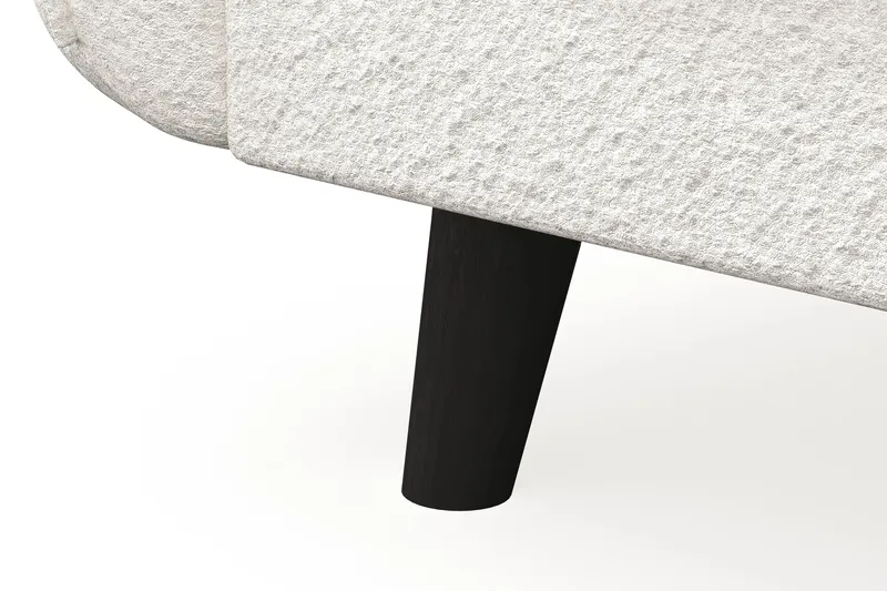 Trend Lyx 4-sits Högervänd U-formad Soffa med Divan och Schäslong i Bouclé - Vit - Products - Möbler - Soffa - Divansoffa & schäslongsoffa - 4 sits soffa med divan