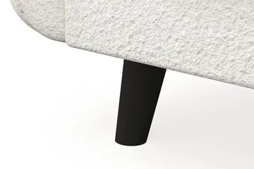 Trend Lyx 4-sits Vänstervänd L-formad Schäslongsoffa i Bouclé - Vit - Products - Möbler - Soffa - Divansoffa & schäslongsoffa - 4 sits soffa med divan