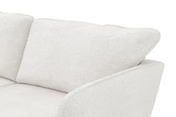 Trend Lyx 4-sits Vänstervänd L-formad Schäslongsoffa i Bouclé - Vit - Products - Möbler - Soffa - Divansoffa & schäslongsoffa - 4 sits soffa med divan