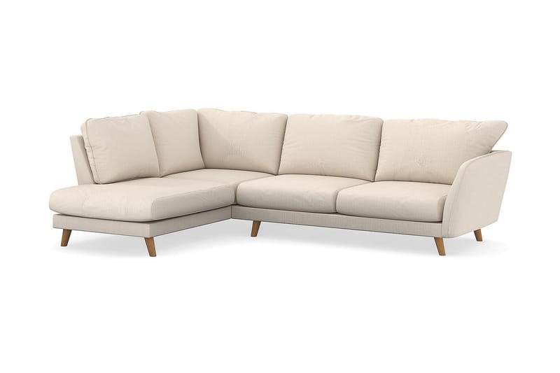 Trend Lyx 4-sits Vänstervänd L-formad Schäslongsoffa i Manchester - Beige - Products - Möbler - Soffa - Divansoffa & schäslongsoffa - 4 sits soffa med divan