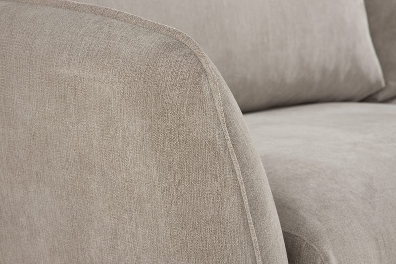 Trend Lyx 4-sits Vänstervänd L-formad Schäslongsoffa i Tyg - Beige - Products - Möbler - Soffa - Divansoffa & schäslongsoffa - 4 sits soffa med divan