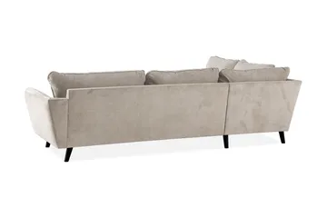 Trend Lyx 4-sits Vänstervänd L-formad Schäslongsoffa i Tyg - Beige - Products - Möbler - Soffa - Divansoffa & schäslongsoffa - 4 sits soffa med divan