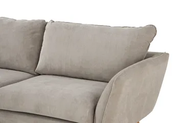 Trend Lyx 4-sits Vänstervänd L-formad Schäslongsoffa i Tyg - Beige - Products - Möbler - Soffa - Divansoffa & schäslongsoffa - 4 sits soffa med divan