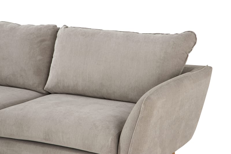 Trend Lyx 4-sits Vänstervänd L-formad Schäslongsoffa i Tyg - Beige - Products - Möbler - Soffa - Divansoffa & schäslongsoffa - 4 sits soffa med divan