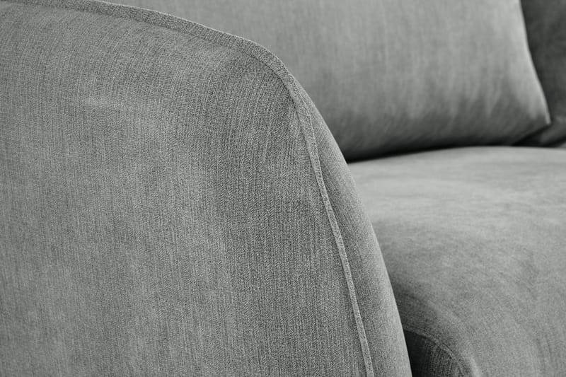 Trend Lyx 4-sits Vänstervänd L-formad Schäslongsoffa i Tyg - Grå - Products - Möbler - Soffa - Divansoffa & schäslongsoffa - 4 sits soffa med divan