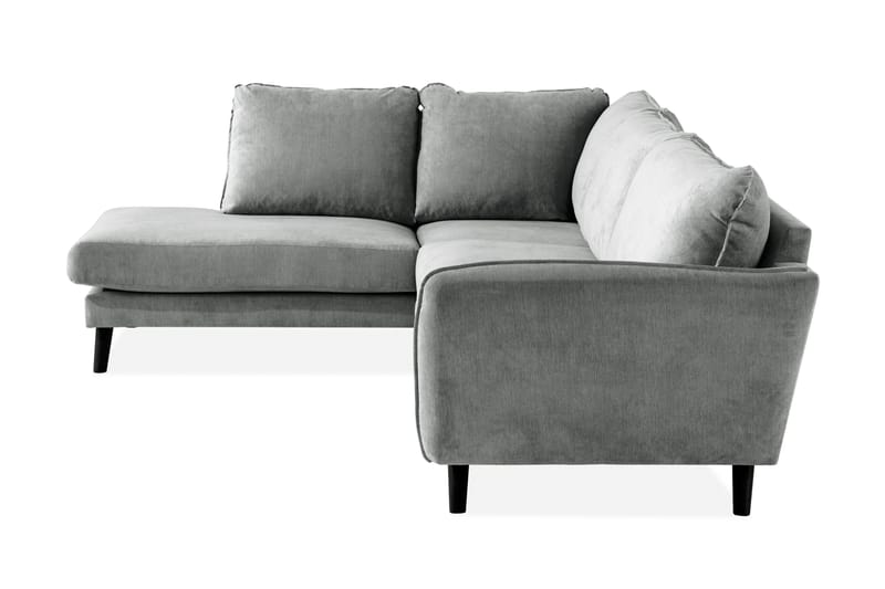 Trend Lyx 4-sits Vänstervänd L-formad Schäslongsoffa i Tyg - Grå - Products - Möbler - Soffa - Divansoffa & schäslongsoffa - 4 sits soffa med divan