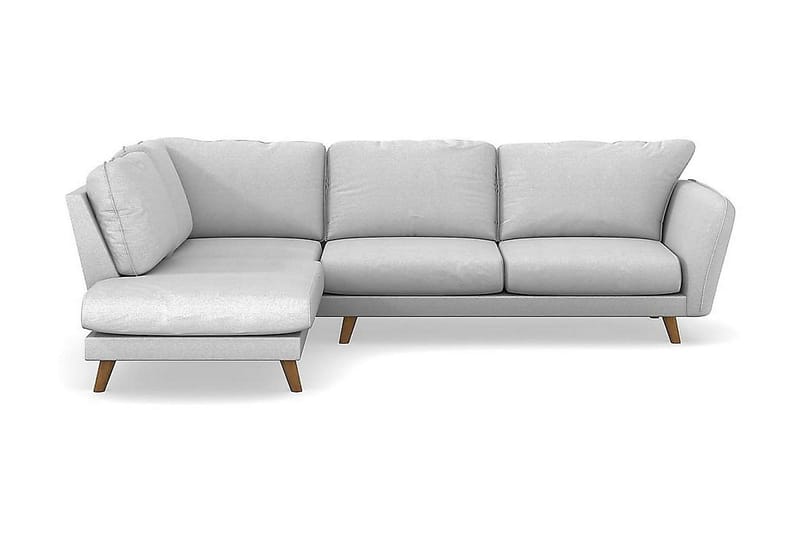 Trend Lyx 4-sits Vänstervänd L-formad Schäslongsoffa i Tyg - Ljusgrå - Products - Möbler - Soffa - Divansoffa & schäslongsoffa - 4 sits soffa med divan