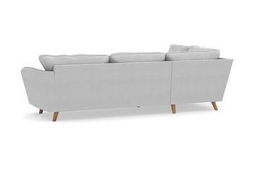Trend Lyx 4-sits Vänstervänd L-formad Schäslongsoffa i Tyg - Ljusgrå - Products - Möbler - Soffa - Divansoffa & schäslongsoffa - 4 sits soffa med divan