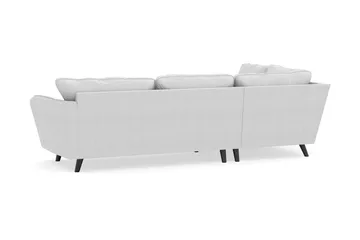 Trend Lyx 4-sits Vänstervänd L-formad Schäslongsoffa i Tyg - Ljusgrå - Products - Möbler - Soffa - Divansoffa & schäslongsoffa - 4 sits soffa med divan
