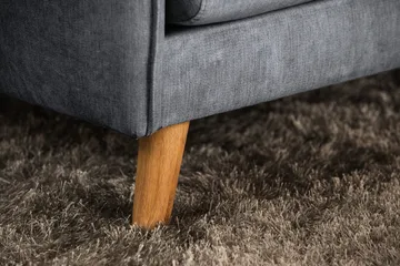 Trend Lyx Schäslongsoffa Höger - Mörkgrå/Svart - Products - Möbler - Soffa - Divansoffa & schäslongsoffa - 4 sits soffa med divan