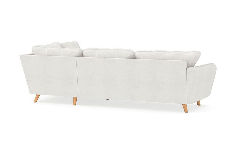 Trend Lyx Schäslongsoffa Höger - Vit|Bouclé - Products - Möbler - Soffa - Divansoffa & schäslongsoffa - 4 sits soffa med divan
