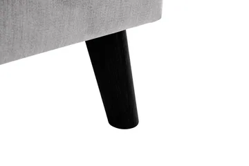 Trend Lyx Schäslongsoffa Vänster - Ljusgrå/Svart - Products - Möbler - Soffa - Divansoffa & schäslongsoffa - 4 sits soffa med divan