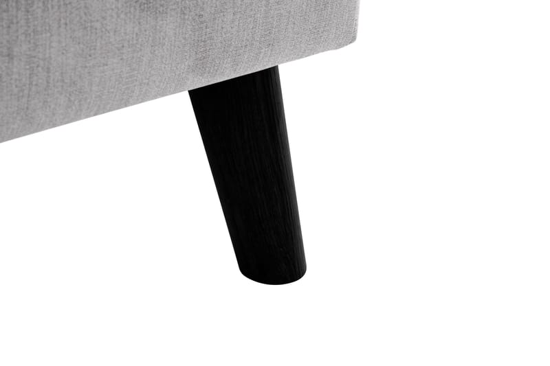 Trend Lyx Schäslongsoffa Vänster - Ljusgrå/Svart - Products - Möbler - Soffa - Divansoffa & schäslongsoffa - 4 sits soffa med divan
