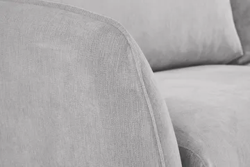 Trend Lyx Schäslongsoffa Vänster - Ljusgrå/Svart - Products - Möbler - Soffa - Divansoffa & schäslongsoffa - 4 sits soffa med divan