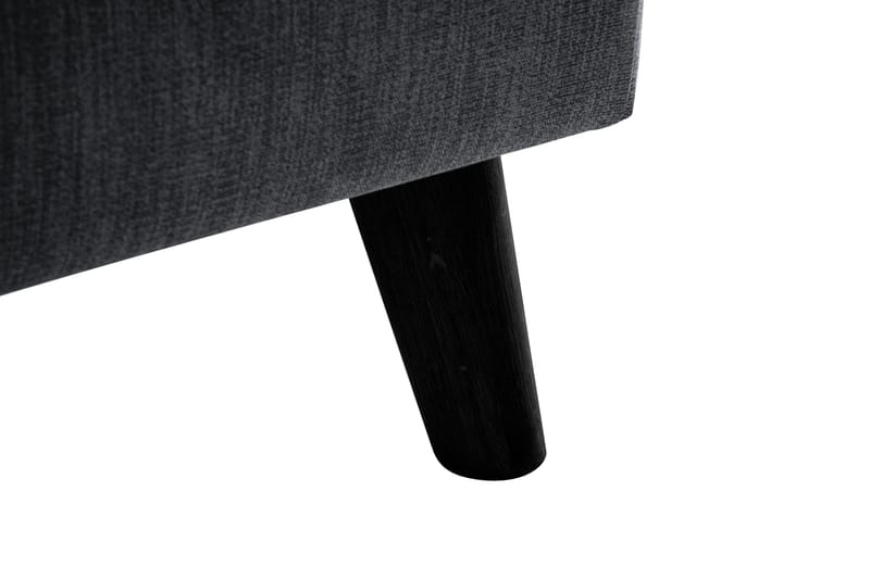 Trend Lyx Schäslongsoffa Vänster - Mörkgrå/Svart - Products - Möbler - Soffa - Divansoffa & schäslongsoffa - 4 sits soffa med divan