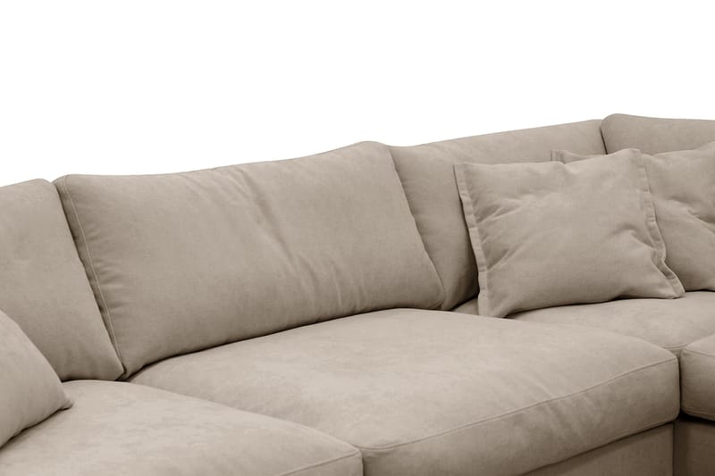 Valencia Extra Djup 4-sits Soffa med Schäslong Höger - Brun - Products - Möbler - Soffa - Divansoffa & schäslongsoffa - 4 sits soffa med divan