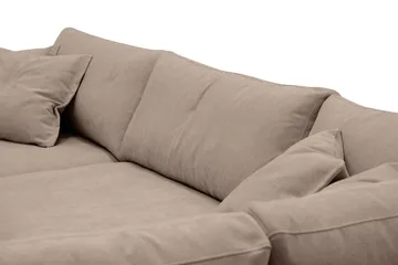 Valencia Extra Djup 4-sits Soffa med Schäslong Höger - Mörkbrun - Products - Möbler - Soffa - Divansoffa & schäslongsoffa - 4 sits soffa med divan