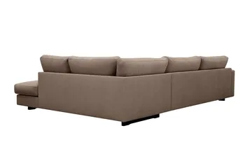Valencia Extra Djup 4-sits Soffa med Schäslong Höger - Mörkbrun - Products - Möbler - Soffa - Divansoffa & schäslongsoffa - 4 sits soffa med divan