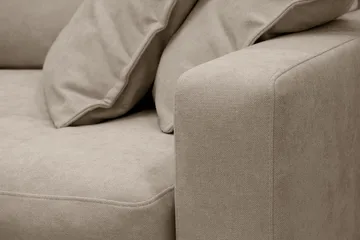 Valencia Extra Djup 4-sits Soffa med Schäslong Vänster - Brun - Products - Möbler - Soffa - Divansoffa & schäslongsoffa - 4 sits soffa med divan