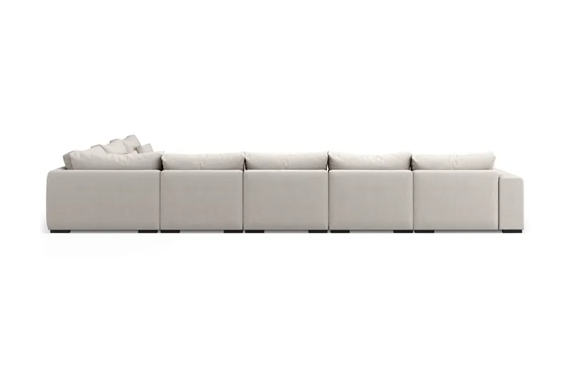 Dubai U-modulsoffa Large med Divan Vänster Extra Djup - Beige - Products - Möbler - Soffa - U-soffa