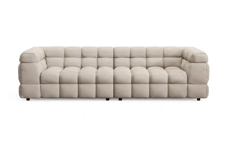 Elise 4-sits Bubblig Soffa - Beige - Products - Möbler - Soffa - 4 sits soffa