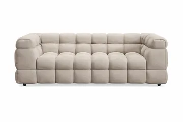 Elise Bubblig Soffgrupp 3-sits Soffa + Fåtölj - Beige - Products - Möbler - Soffa - Soffgrupp