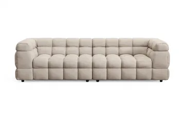 Elise Bubblig Soffgrupp 4-sits Soffa + Fåtölj - Beige - Products - Möbler - Soffa - Soffgrupp