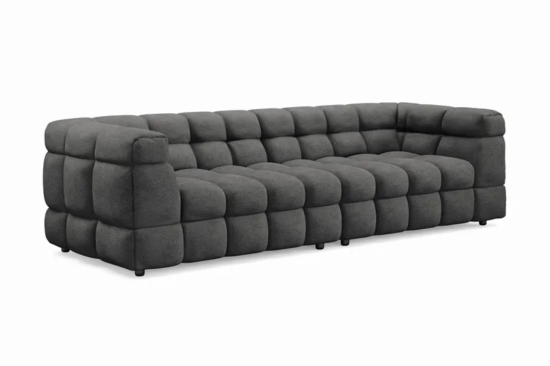 Elise Bubblig Soffgrupp 4-sits Soffa + Fåtölj - Mörkgrå - Products - Möbler - Soffa - Soffgrupp