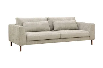 Florenz 3-sits Soffa i Chenille - Grå / Beige - Products - Möbler - Soffa - 3 sits soffa