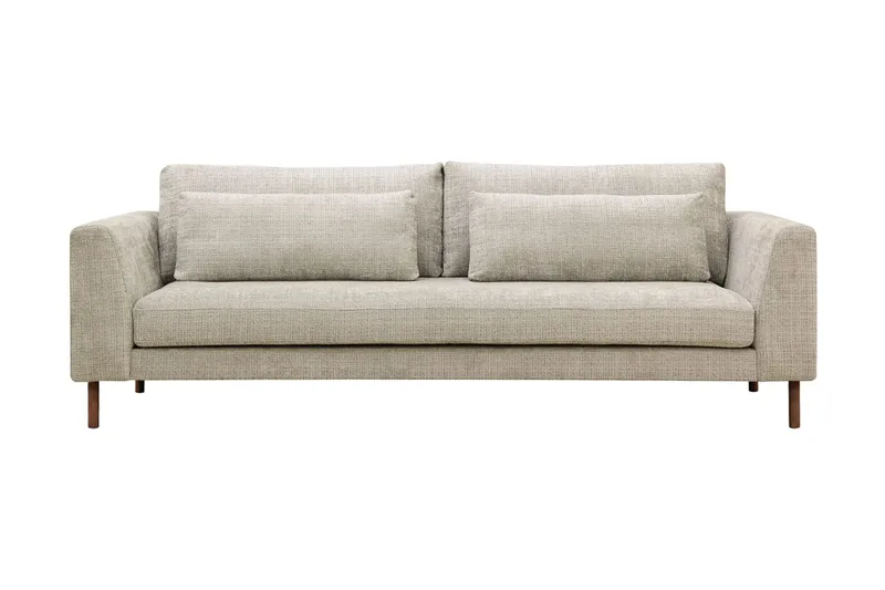 Florenz 3-sits Soffa i Chenille - Grå / Beige - Products - Möbler - Soffa - 3 sits soffa