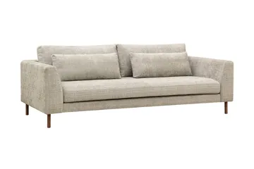 Florenz 3-sits Soffa i Chenille - Grå / Beige - Products - Möbler - Soffa - 3 sits soffa