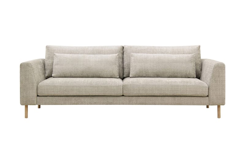 Florenz 3-sits Soffa i Chenille - Grå / Beige - Products - Möbler - Soffa - 3 sits soffa