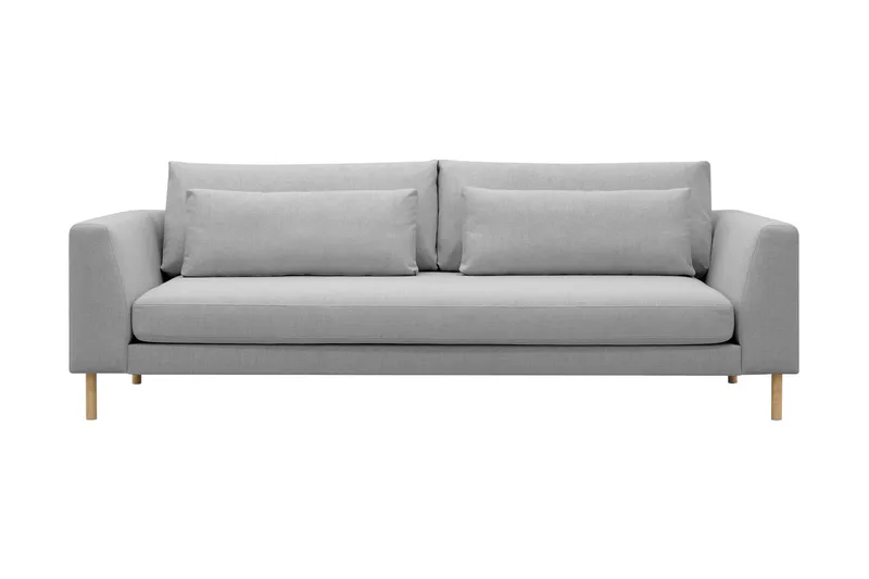 Florenz 3-sits Tygsoffa - Ljusgrå - Products - Möbler - Soffa - 3 sits soffa