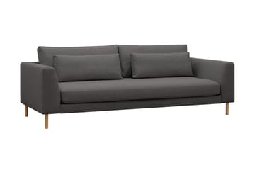 Florenz 3-sits Tygsoffa - Mörkgrå - Products - Möbler - Soffa - 3 sits soffa