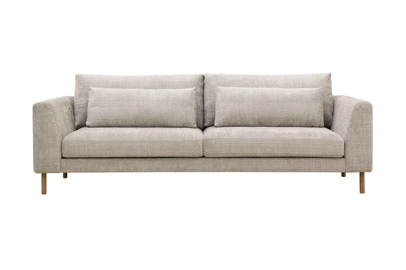 Florenz Soffa i Chenille, Grå|Beige