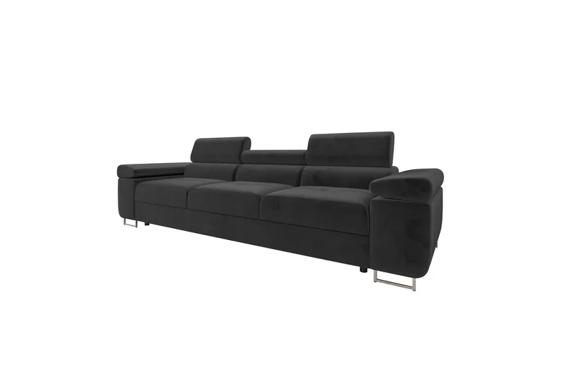 Gabina Soffa 3-sits - Svart - Products - Möbler - Soffa - 3 sits soffa