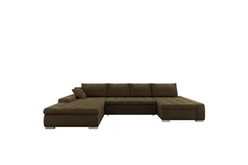 Gamal Soffa Dubbeldivan 4-sits - Brun - Products - Möbler - Soffa - Sammetssoffa