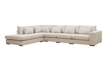 Grande 5-sits Soffa med Schäslong Vänster - Beige Manchester - Products - Möbler - Soffa - Divansoffa & schäslongsoffa