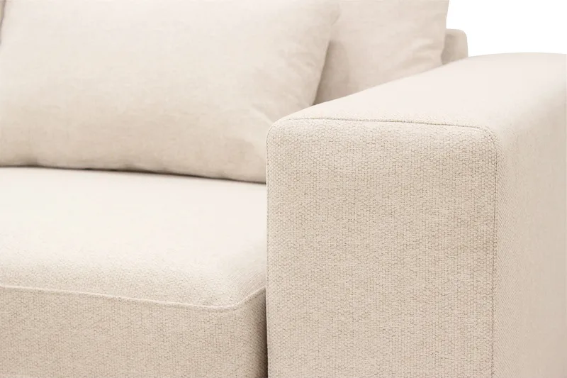 Grande 5-sits Soffa med Schäslong Vänster - Beige Tyg - Products - Möbler - Soffa - Divansoffa & schäslongsoffa