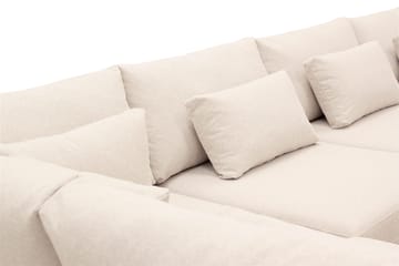 Grande 5-sits Soffa med Schäslong Vänster - Beige Tyg - Products - Möbler - Soffa - Divansoffa & schäslongsoffa
