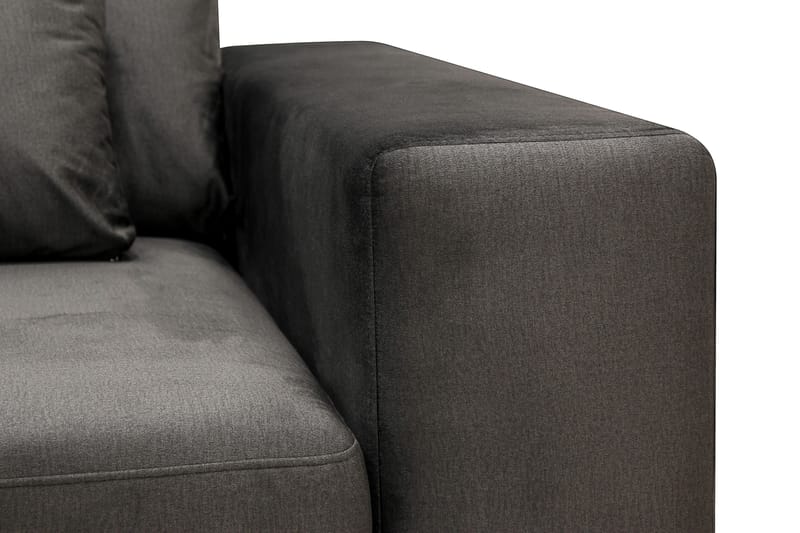 Grande 5-sits Soffa med Schäslong Vänster - Mörkgrå Sammet - Products - Möbler - Soffa - Sammetssoffa