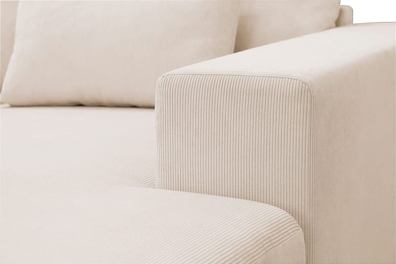 Grande 5-sits U-Soffa med Divan Höger - Beige Manchester - Products - Möbler - Soffa - U-soffa