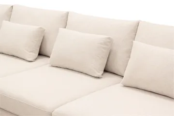Grande 5-sits U-Soffa med Divan Höger - Beige Tyg - Products - Möbler - Soffa - U-soffa