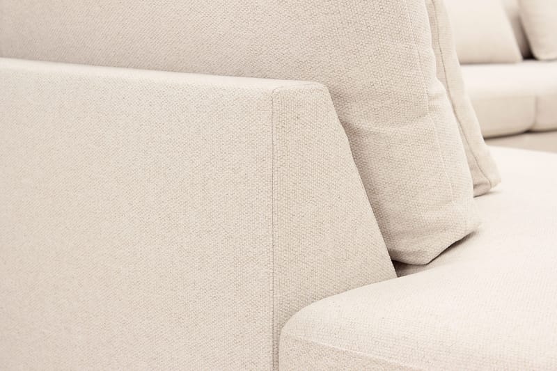 Grande 5-sits U-Soffa med Divan Höger - Beige Tyg - Products - Möbler - Soffa - U-soffa