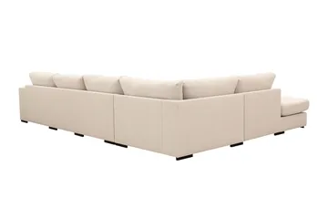 Grande 5-sits U-Soffa med Divan Höger - Beige Tyg - Products - Möbler - Soffa - U-soffa