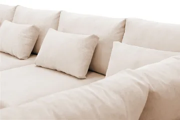 Grande 5-sits U-Soffa med Divan Vänster - Beige Manchester - Products - Möbler - Soffa - U-soffa